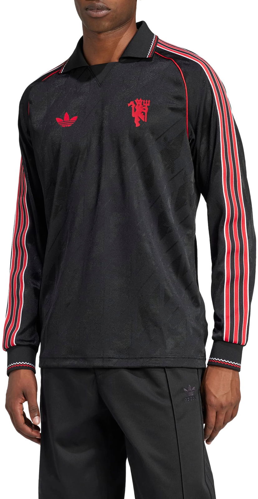 Dres adidas Originals Manchester United FC Jersey Čierna | is6522