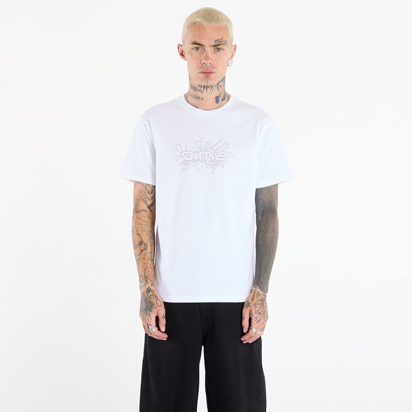 Tričko Dime Dime Glyph T-Shirt Biela | DIMEFA2567WHT
