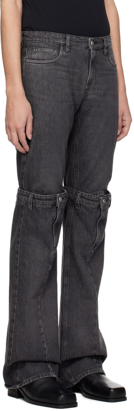Džínsy Coperni Open Knee Jeans Čierna | COPP55852MEN, 1