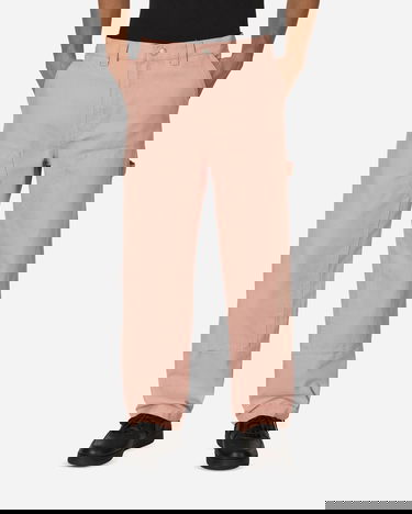 Nohavice Stüssy Canvas Work Pants Ružová | 116496 SALM, 3