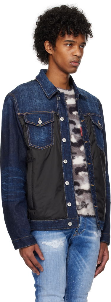 Bunda DSQUARED2 Dsquared2 Denim Puffer Jacket Modrá | S74AM1576_S30664, 1