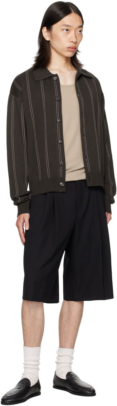 Šortky Dries Van Noten Dries Van Noten Wool Pleated Shorts Čierna | 252-020935-2057, 3