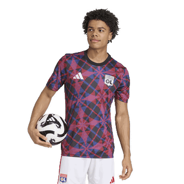 Dres adidas Originals Olympique Lyonnais Pre-Match Jersey Čierna | jl7936, 2