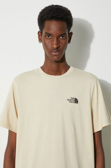 Tričko The North Face Simple Dome T-Shirt Béžová | NF0A87NG3X41, 4