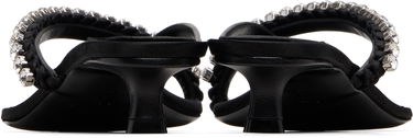 Tenisky a topánky Jimmy Choo Dila 35 Crystal-Embellished Braided Thong Kitten-Heel Sandals Čierna | DILA 35, 1
