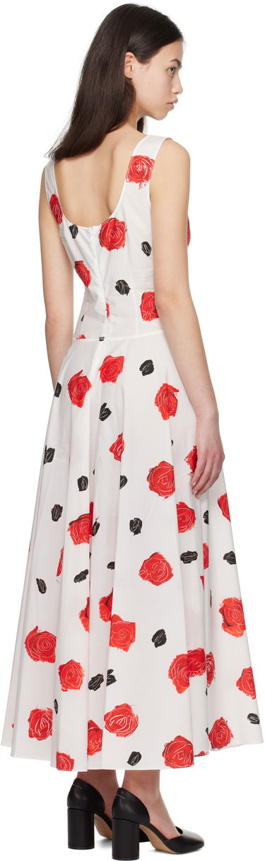 Šaty Marni Marni Iris Cotton Poplin Maxi Dress Biela | ABMA1446A0 UTC501, 2