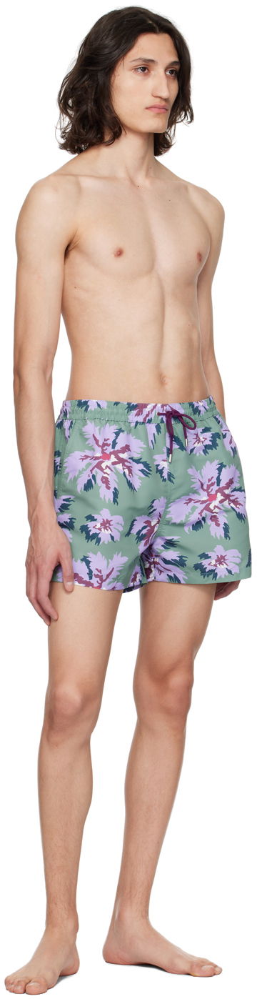 Plavky Paul Smith Paul Smith Palmera Swim Shorts Zelené | M1A-239B-M41479-63, 3
