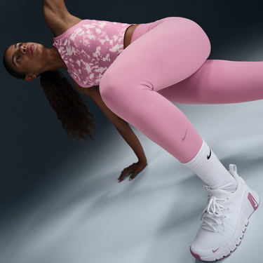 Tielko Nike Nike One 7/8 High-Waisted Leggings Ružová | FN3232-699, 2