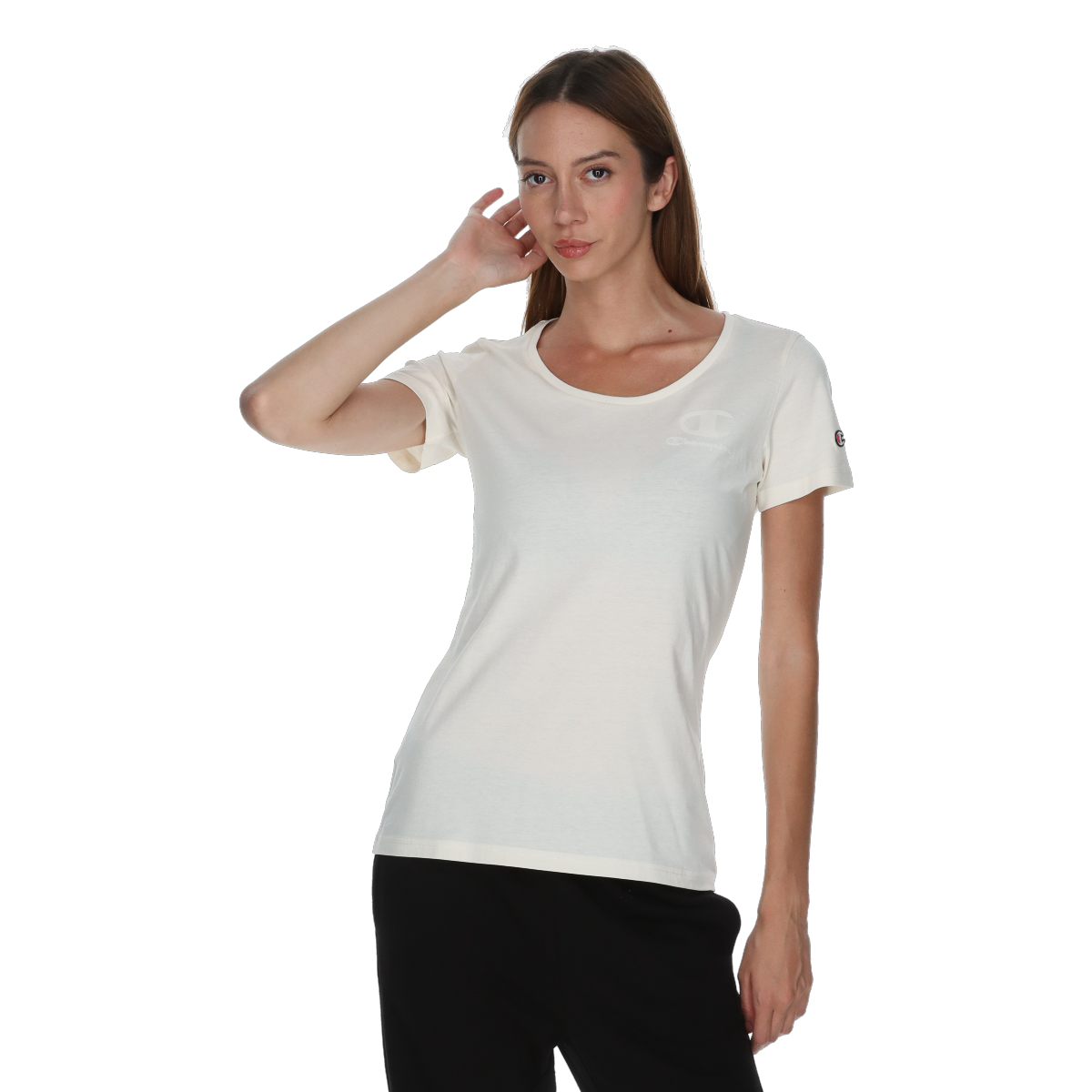 Tričko Champion Crewneck T-Shirt Biela | 118568-WW005, 0