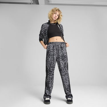 Tepláky Puma T7 Leo Luxe All-Over Print Straight-Leg Pants Šedá | 632343_01, 2