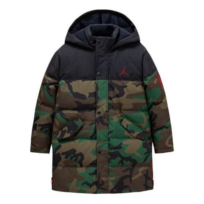 Parka Jordan Jordan Fleece Long Down Jacket Zelené | JD2142003GS-001