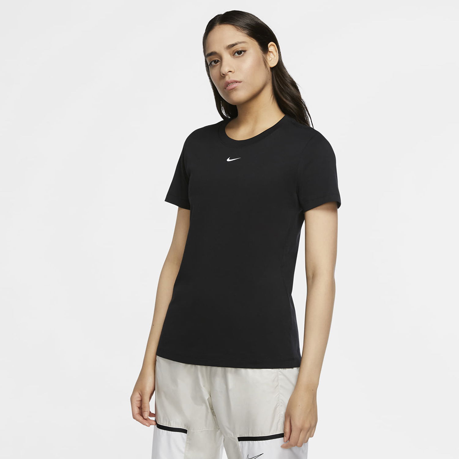 Tričko Nike Sportswear Essential Tee Crew Čierna | CZ7339-011, 0
