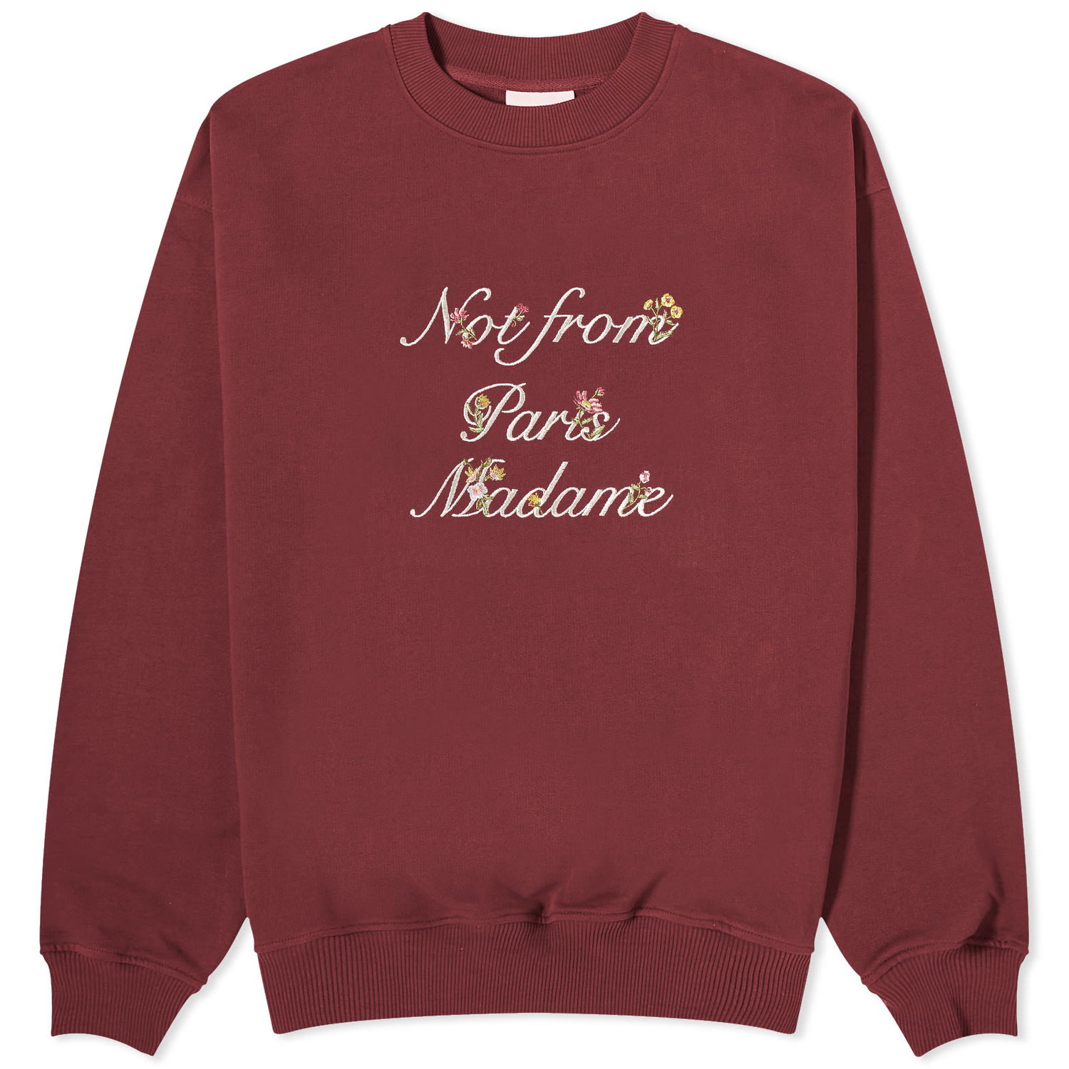 Mikina Drôle de Monsieur Embroidered Hnedá | C-SW129-CO001-BX, 0