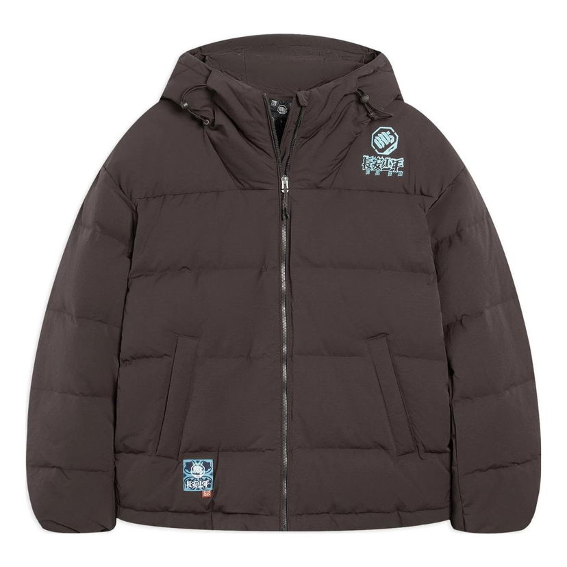 Prešívaná bunda Li-Ning BadFive Changan Graphic Hooded Down Jacket Čierna | AYMS343-3