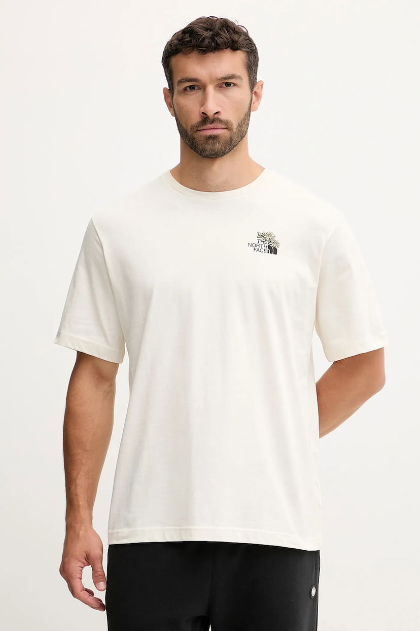 Tričko The North Face T-Shirt Flower Dome with Floral Graphic Biela | NF0A8EGXQLI1