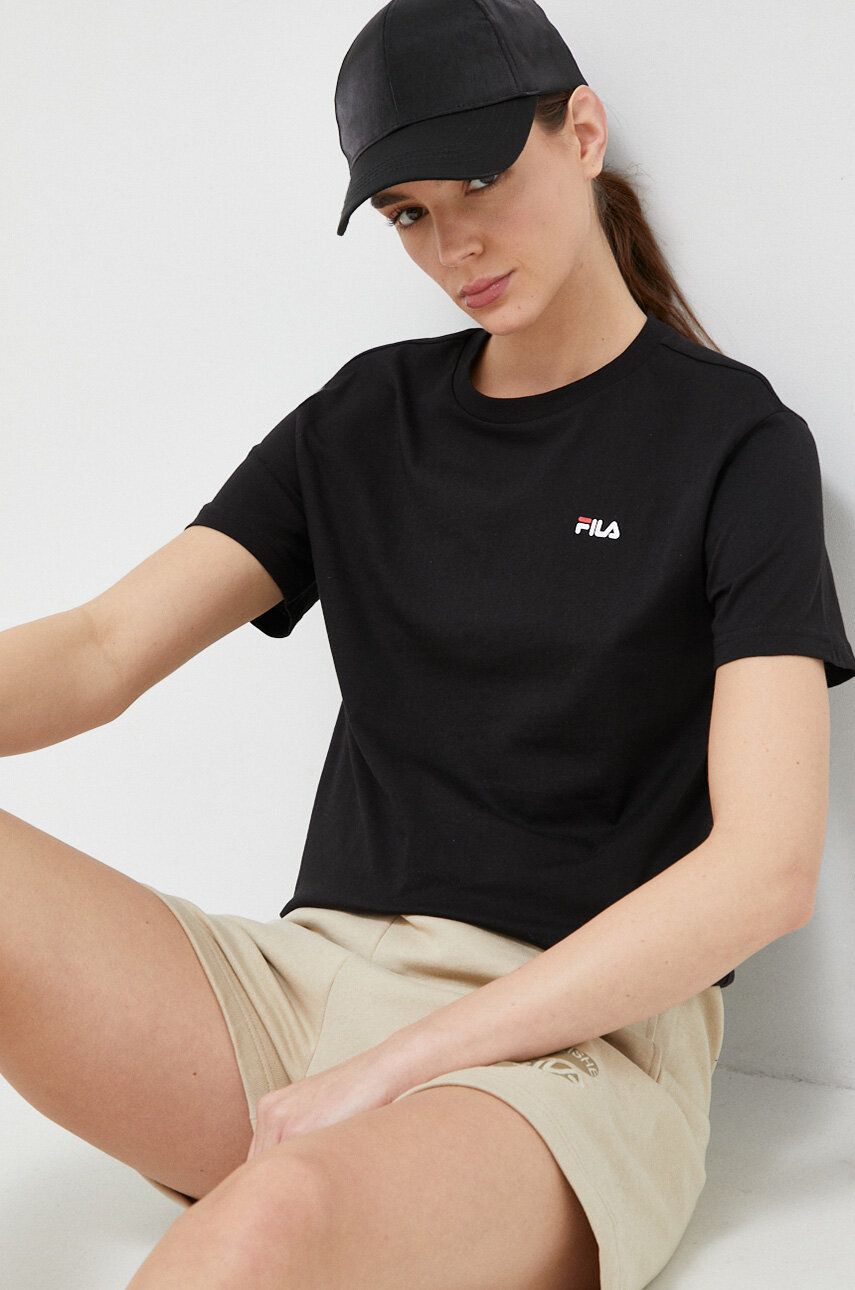 Tričko FILA Cotton T-Shirt 2-pack Čierna | FAW0139.SS23, 0