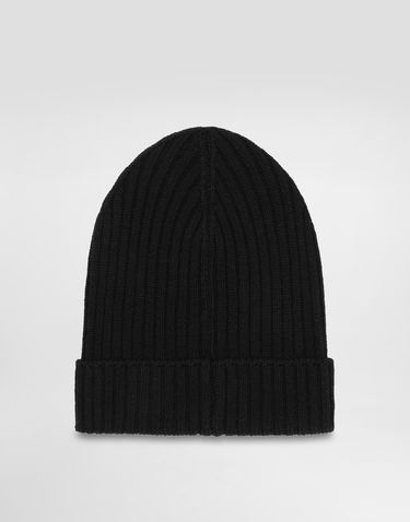 Kulicha Dolce & Gabbana Dolce & Gabbana Knitted Logo Plaque Beanie Čierna | LBKH82JCVD6N0000, 1
