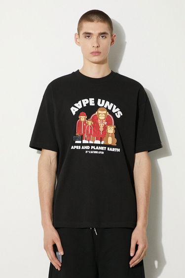 Tričko AAPE by A Bathing Ape AAPE Theme Graphic T-Shirt Čierna | AAPTEM1496XXM, 0
