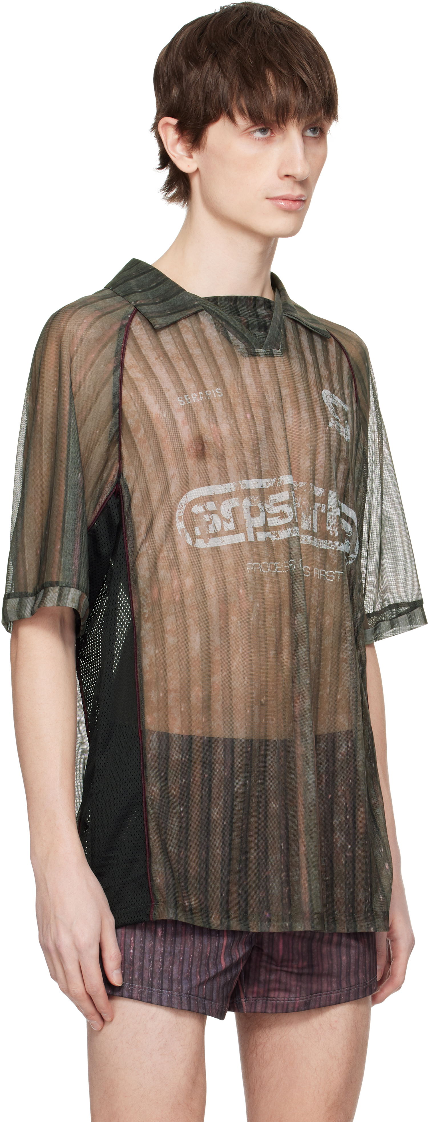 Dres Serapis Serapis Stripes Football Polo Zelené | SS25_FT_7S, 1