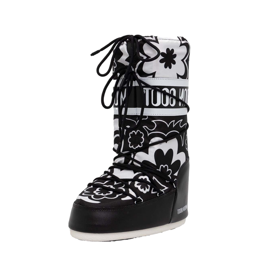 Tenisky a topánky Moon Boot MB ICON FLOWER Boots Čierna | 80D1402940.NA02