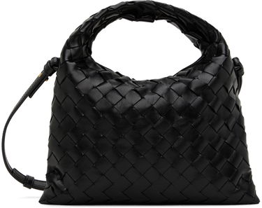 Kabelka Bottega Veneta Mini Intrecciato Leather Shoulder Bag Čierna | 777586 V3IV1, 0