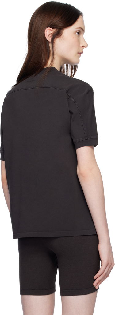 Tričko Anine Bing Jaylin T-shirt with Logo Šedá | A-08-10527-WBL25, 2
