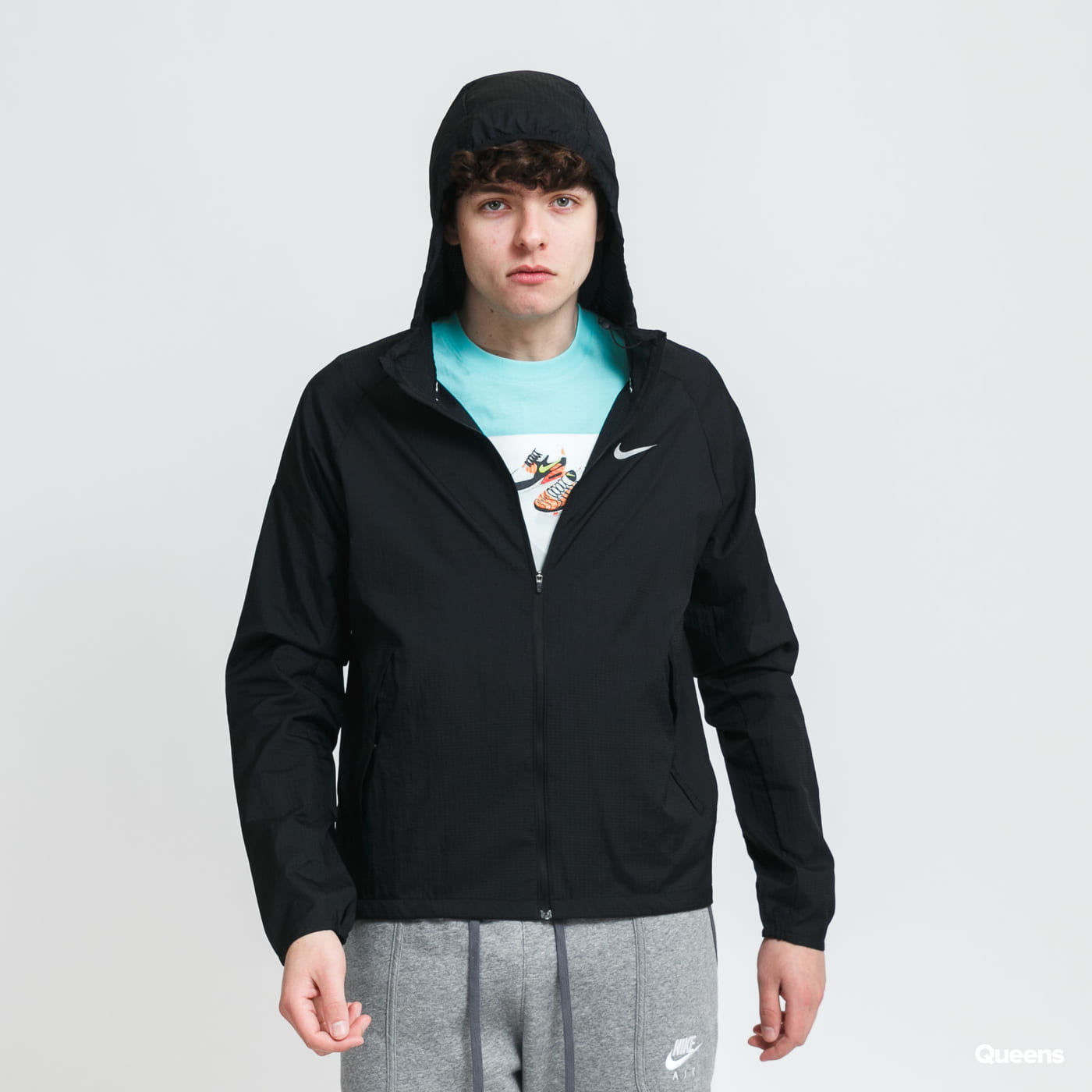 Vetrovka Nike Essential Jacket Čierna | CU5358-010, 0