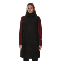 Long Hooded Puffer Vest Freny