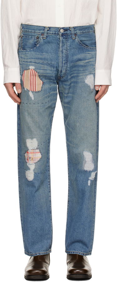 Džínsy Junya Watanabe Junya Watanabe Levi's Edition Patched Jeans Modrá | WO-P212-051, 0