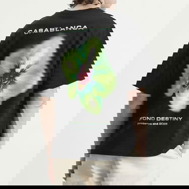 Tričko Casablanca Casablanca Glitch Orchid Beyond Destiny Spring-Summer 2022 Oversized T-Shirt Čierna | M-SP26-JTS-044-06, 3