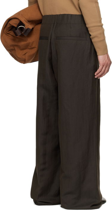 Nohavice Dries Van Noten Dries Van Noten Drawstring Wide-Leg Trousers Hnedá | 251-020907-1304, 2