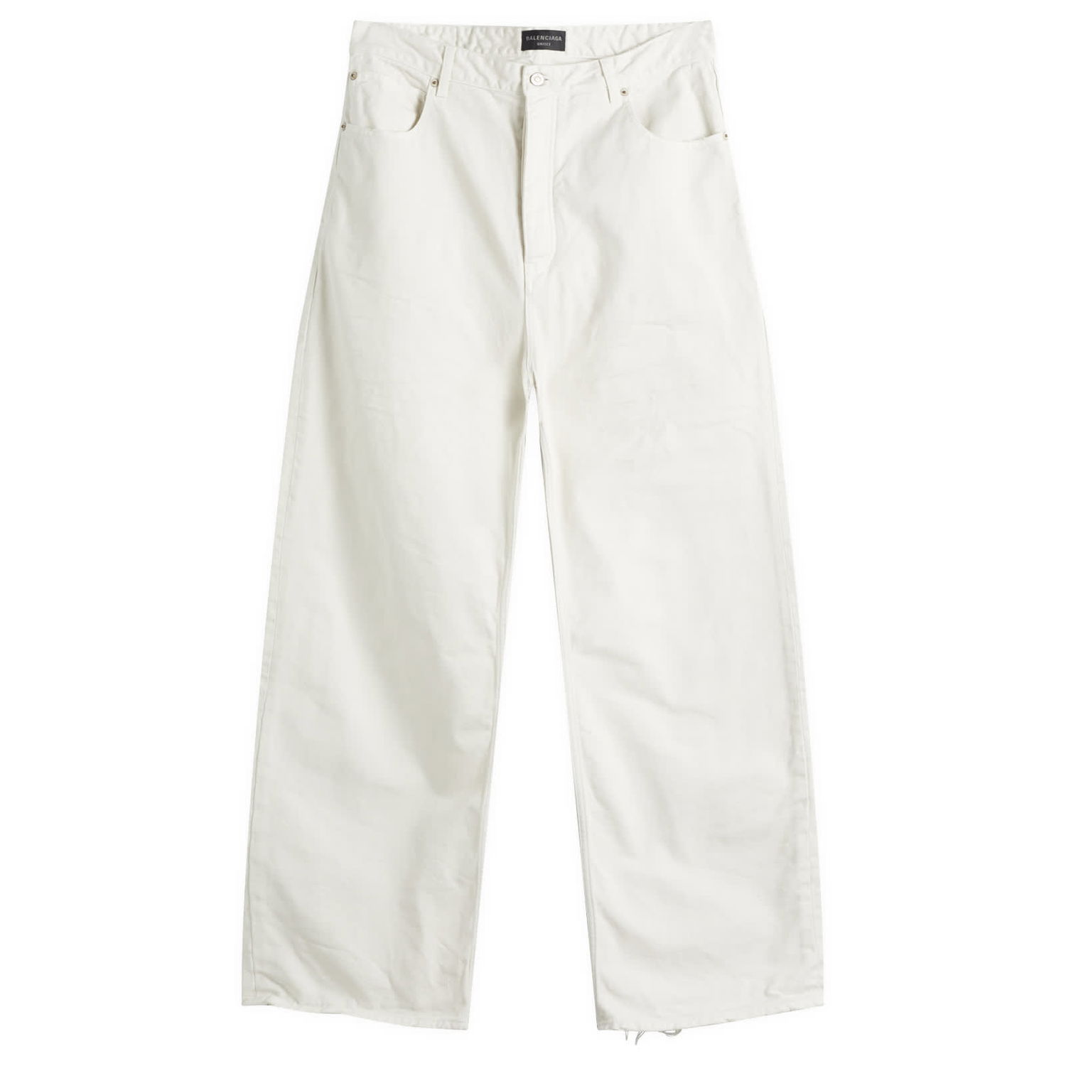 Nohavice Balenciaga Balenciaga Loose Fit Jeans, Size Large Biela | 786468-TJW94-9000, 1