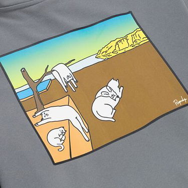 Mikina RIPNDIP Rip N Dip Nermali Hoodie Šedá | RNDSPR25133, 2