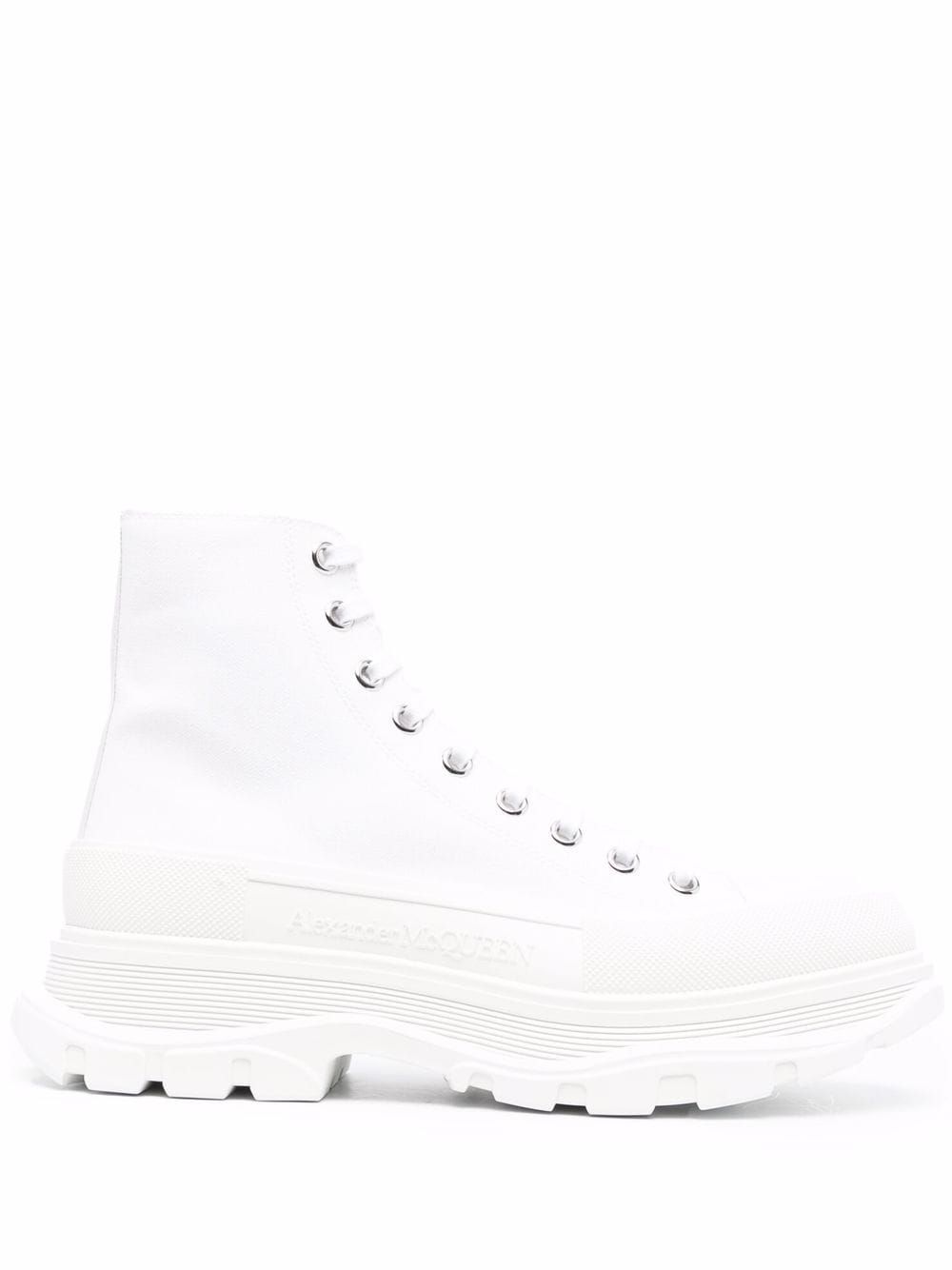Tenisky a topánky Alexander McQueen Fabric Ankle Boots Biela | 604254W4MV29000, 0