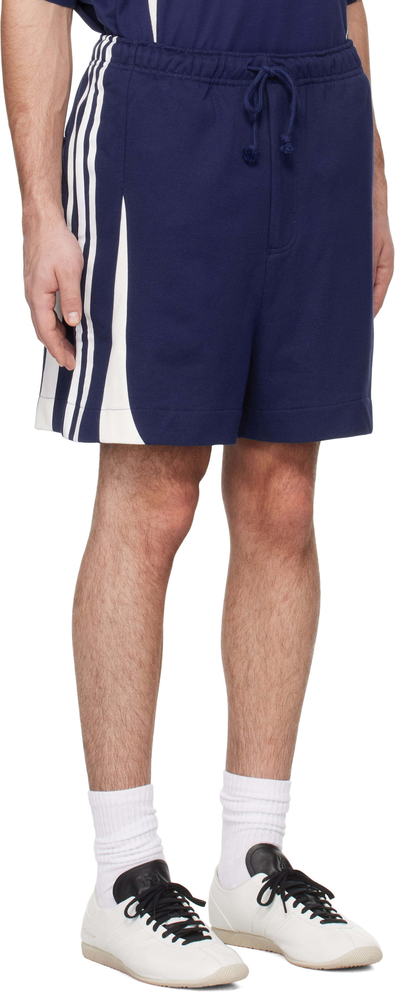 Šortky Y-3 Y-3 French Terry Cutline Shorts Modrá | JM3229, 1