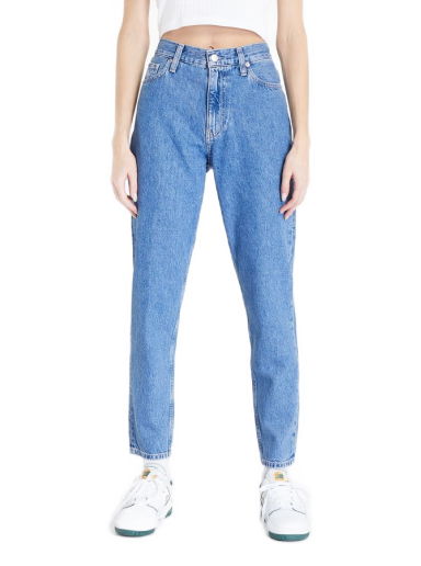 Džínsy CALVIN KLEIN JEANS High Rise Mom Jeans Modrá | J20J219528 1AA