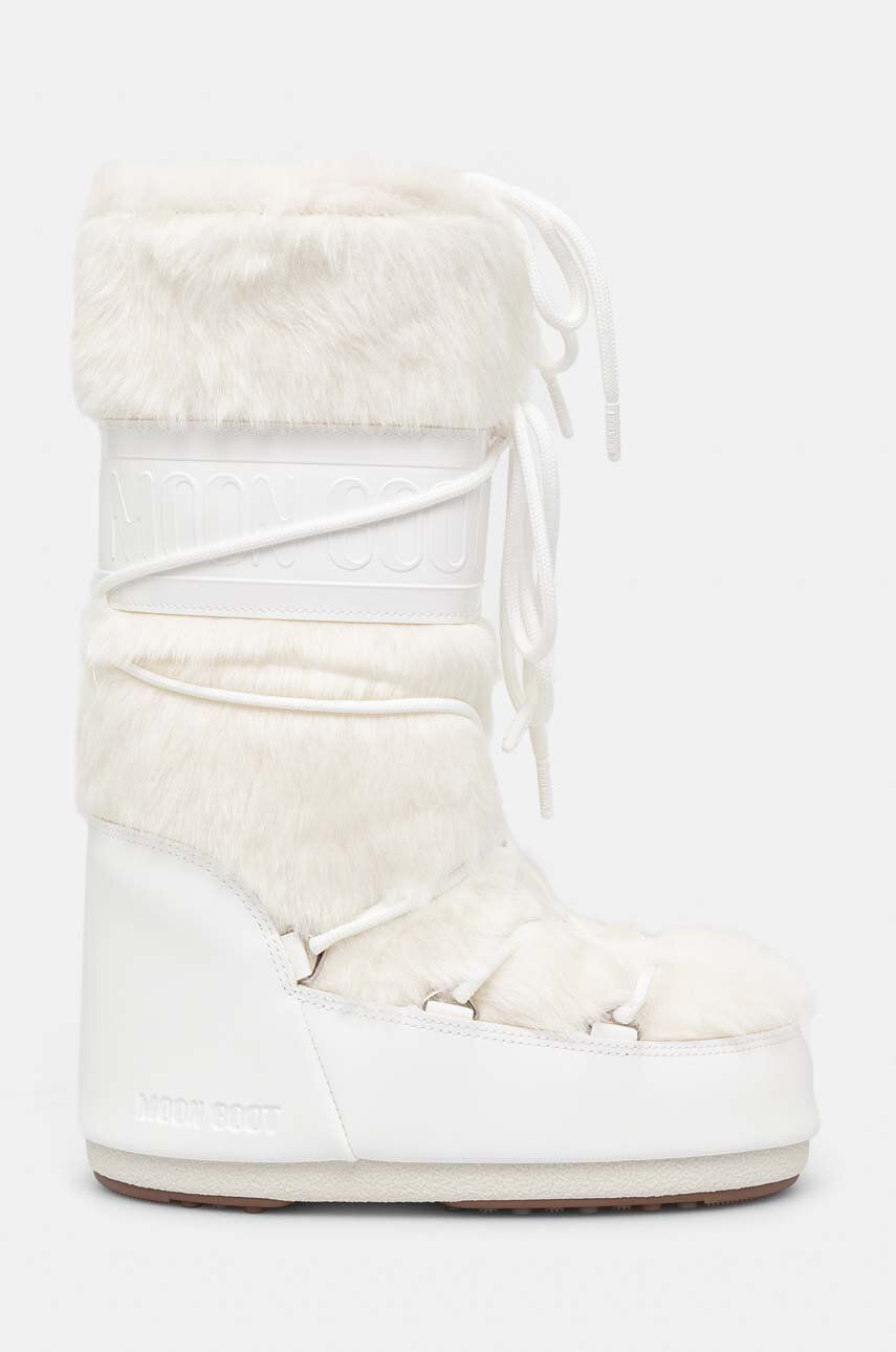 Tenisky a topánky Moon Boot ICON FAUX FUR Boots Biela | 80D1408900.A002, 1