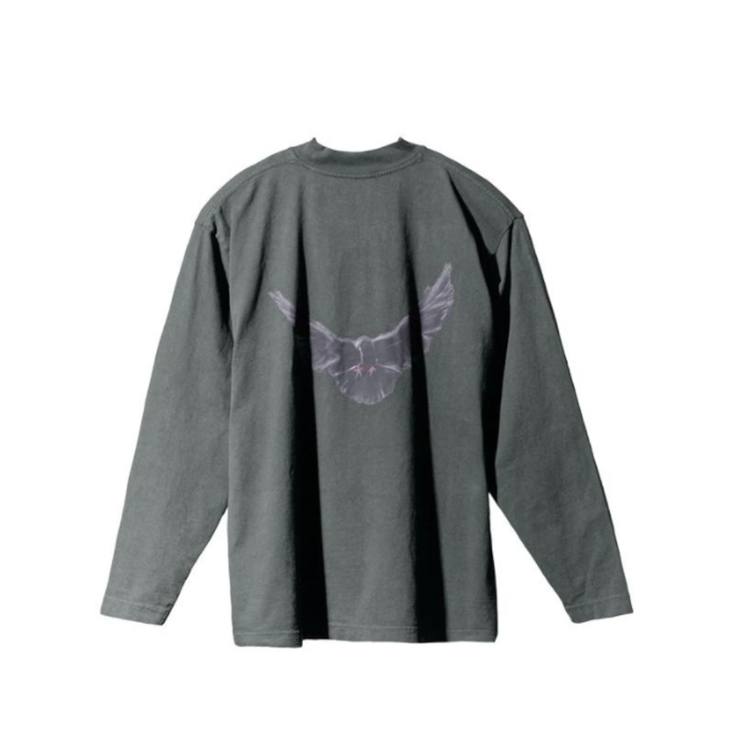 Tričko GAP Yeezy Gap Engineered by Balenciaga Dove Long Sleeve T-Shirt Šedá | YEEZY-SS22-120