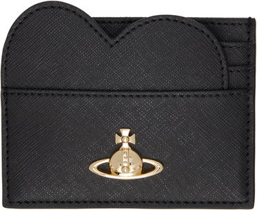 Peňaženka Vivienne Westwood Vivienne Westwood Heart Card Holder Čierna | 54030008W-S0021-, 0