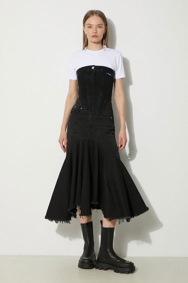 Sukňa VETEMENTS VETEMENTS Denim Midi A-Line Skirt Čierna | WE64SK700B, 1