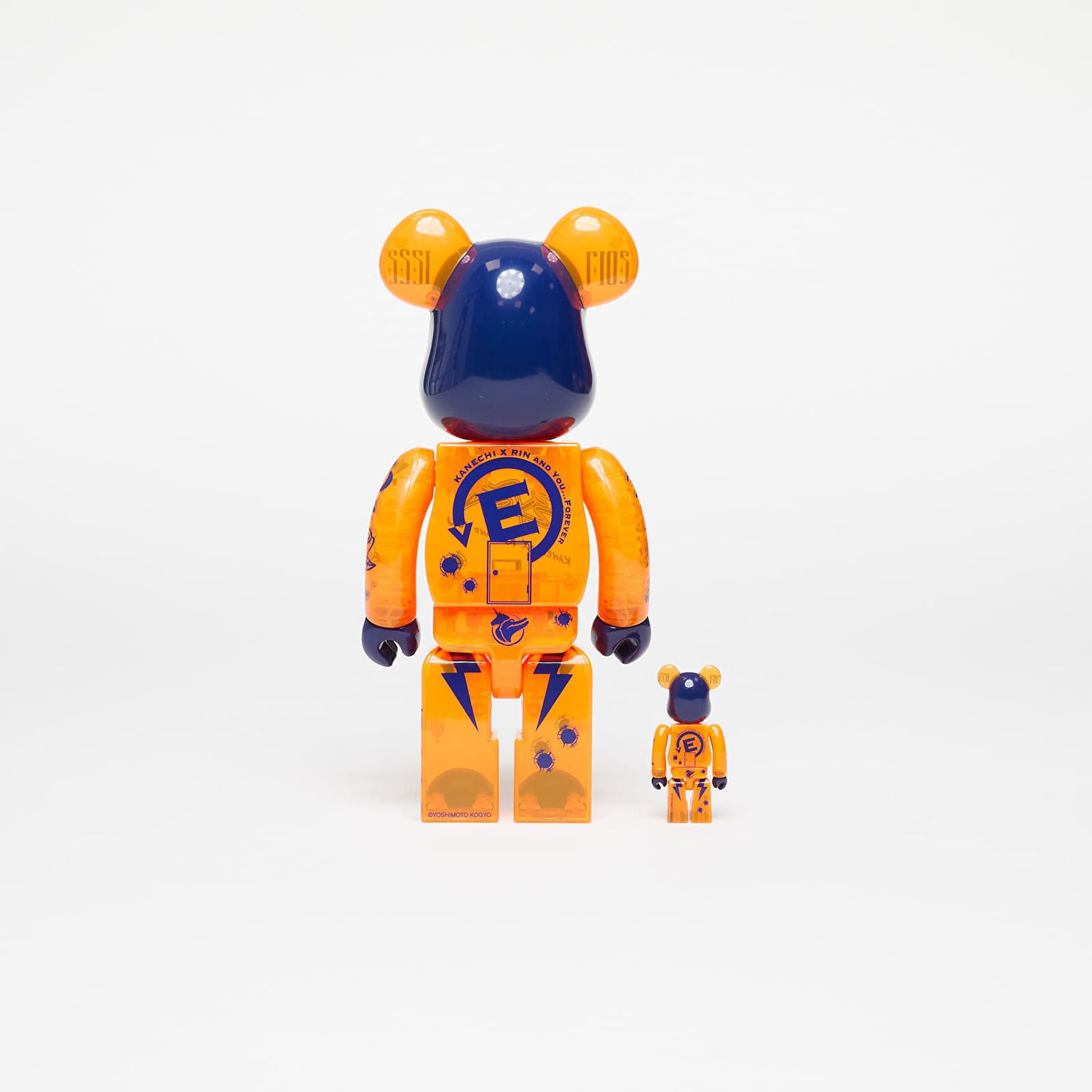 Zberateľské Medicom Toy BE@RBRICK Exit 100% & 400% Set Oranžová | 4530956612799, 1