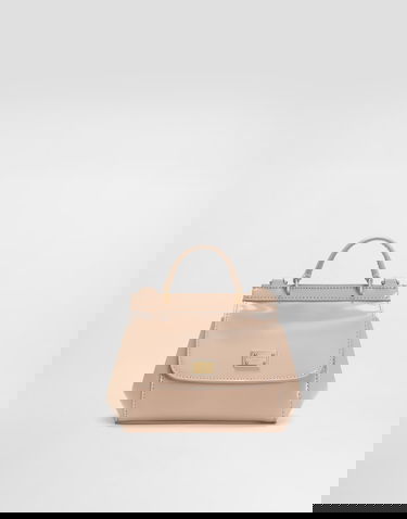 Kabelka Dolce & Gabbana Dolce & Gabbana Mini Sicily Patent Calfskin Bag Béžová | EB0003A106780412, 0