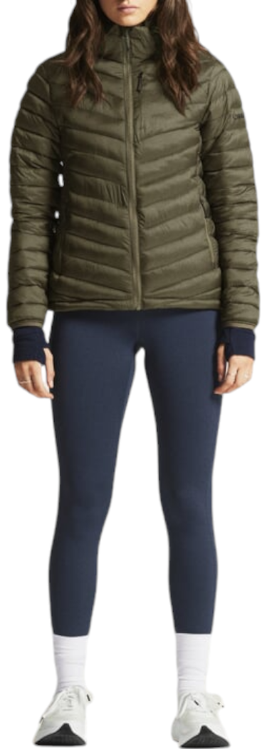 Prešívaná bunda Craft Explore Lt. Insulated Hooded Jacket Zelené | 1915261-664000, 3