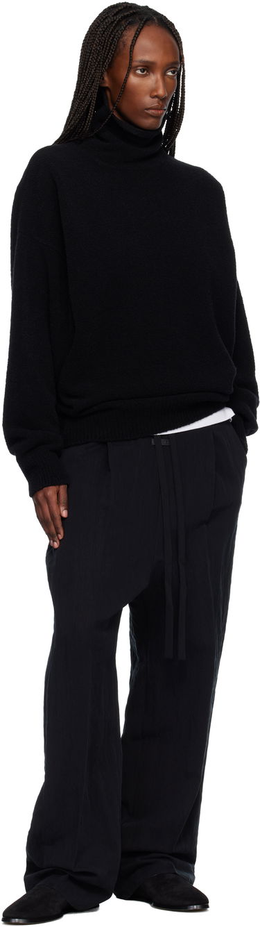 Sveter Fear of God Textured Highneck Sweater Čierna | FG25FW20-209WBO-001, 3