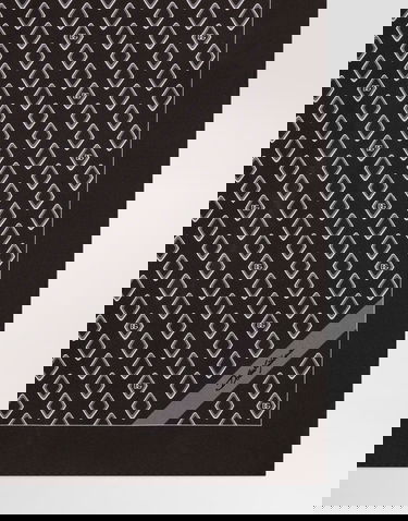 Šál Dolce & Gabbana Dolce & Gabbana Silk Pocket Square with Micro Diamond Print and Logo Čierna | GR412EG0WUGM3725, 3
