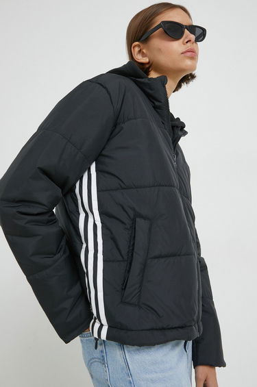 Prešívaná bunda adidas Originals Short Puffer Čierna | hm2613, 0