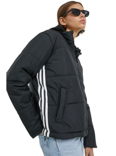 Prešívaná bunda adidas Originals Short Puffer Čierna | hm2613