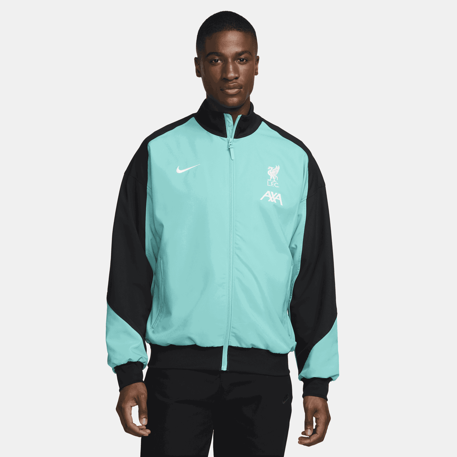 Vetrovka Nike Dri-FIT Liverpool FC Strike Tyrkysová | HF3337-393, 0