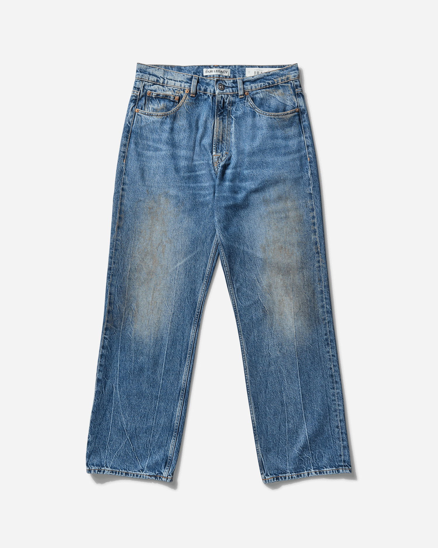 Džínsy OUR LEGACY Third Cut Jeans Modrá | M2255TCD 001, 0