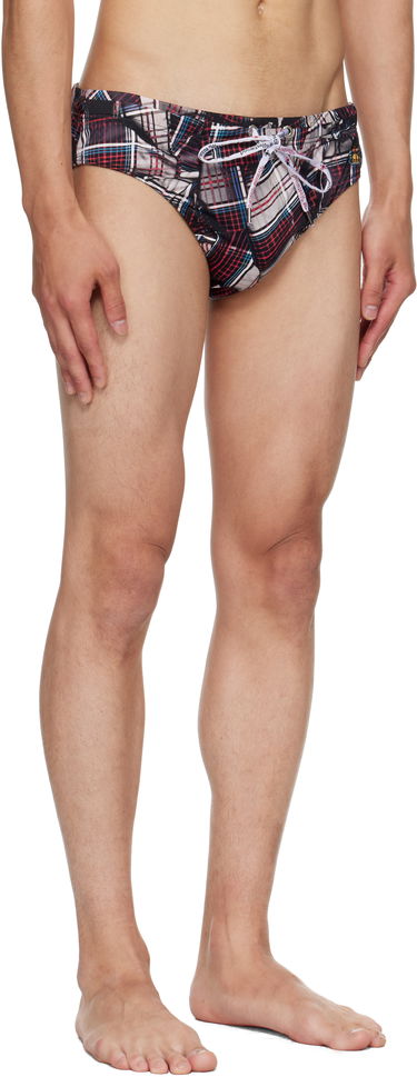 Plavky Vivienne Westwood Vivienne Westwood Draped Tartan Swim Briefs Rôznofarebný | 81010006-J0099-, 1